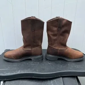 New Vintage Red Wing 1124 Pecos Boots made in USA Sz 7 work cowboy biker rider 11 main image 3